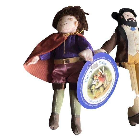 2 Museum Of Fine Art Boston/Philadelphia Plush Dolls Elf King & Cezanne Cloth - Picture 3 of 6